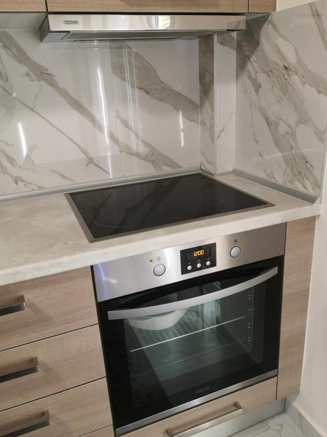 Cozy Sea View Apartment In Paralia Bagian luar foto