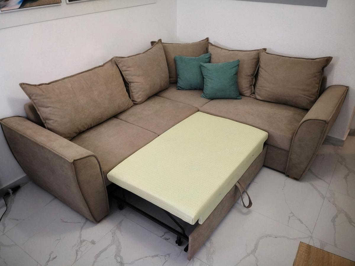 Cozy Sea View Apartment In Paralia Bagian luar foto