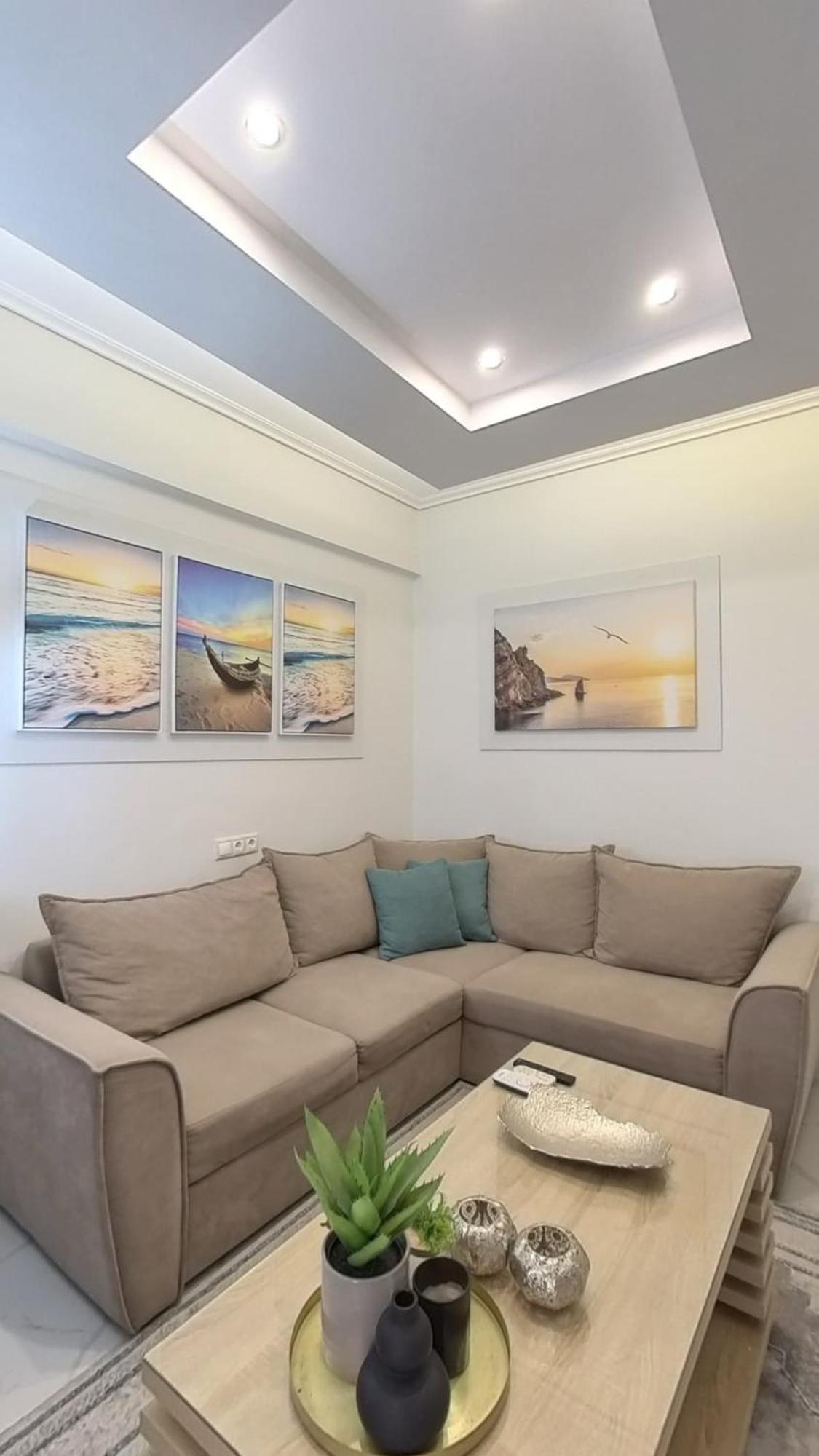 Cozy Sea View Apartment In Paralia Bagian luar foto