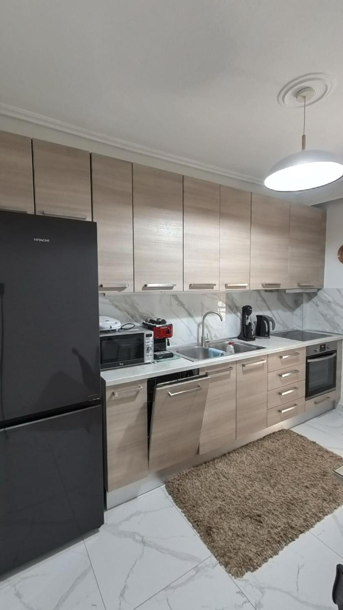 Cozy Sea View Apartment In Paralia Bagian luar foto