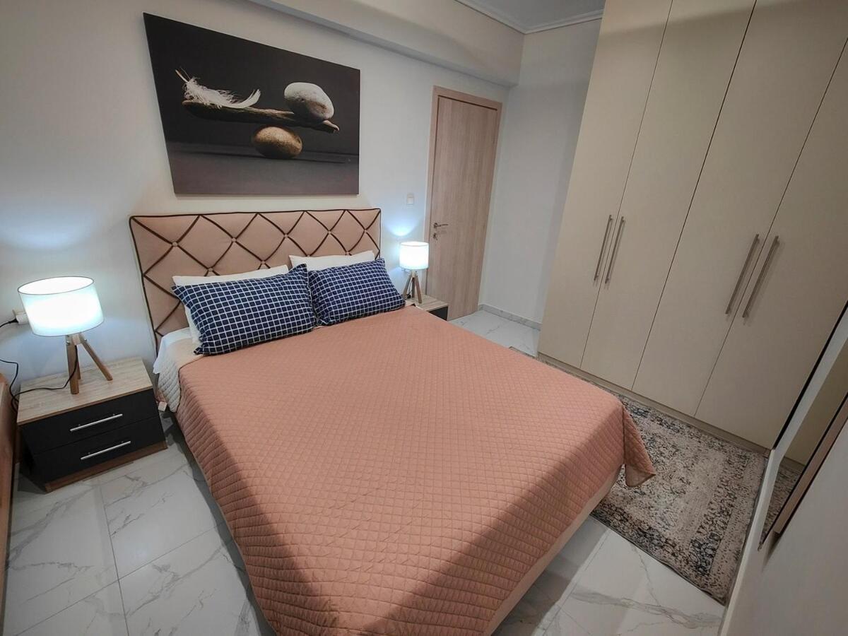 Cozy Sea View Apartment In Paralia Bagian luar foto